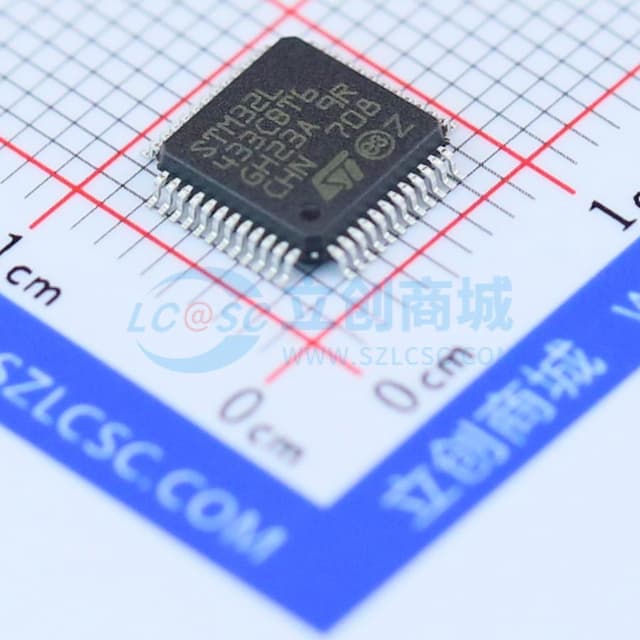 带FPU的超低功耗80 Mhz Arm Cortex-M4 MCU，具有128-KB Flash存储器、USB FS和LCD实物图