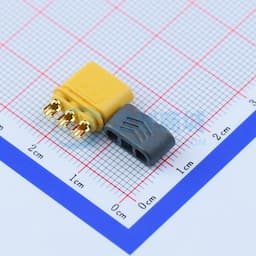 AMASS(艾迈斯)锂电池三芯电源连接器公头MR30-M 2件套 【插件】缩略图