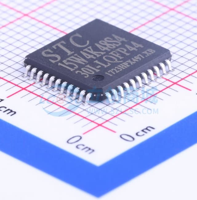 STC15W4K48S4-30I-LQFP44实物图