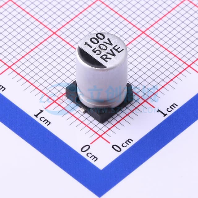 100uF ±20% 50V实物图