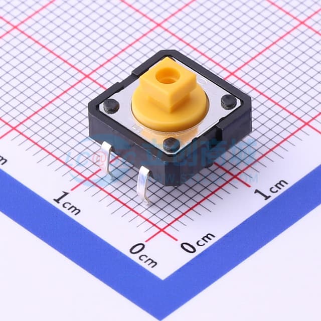 12*12*7.3mm 直插 轻触开关 【轻触】实物图