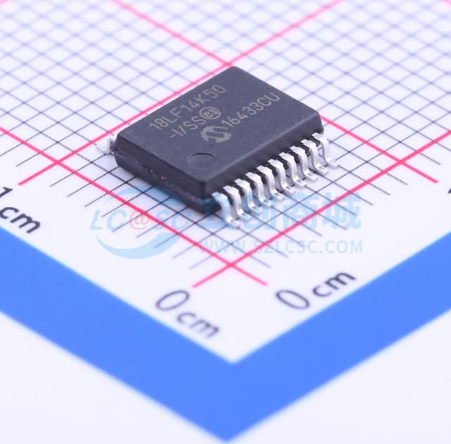 采用nanoWatt XLP级超低功耗 技术的20引脚USB闪存微控制器实物图