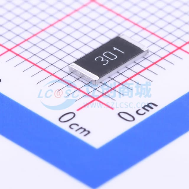 300Ω ±5% 2W 厚膜电阻实物图