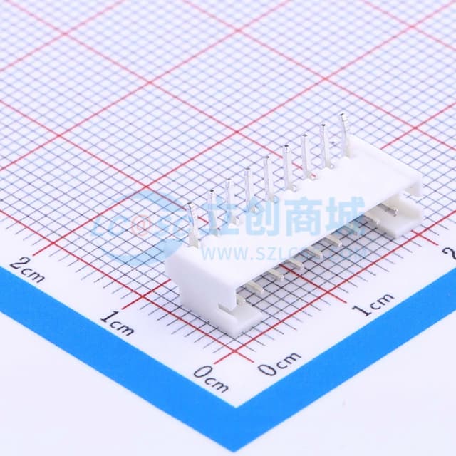 1x9P 间距:2mm 弯插 系列:PH 【插件】实物图