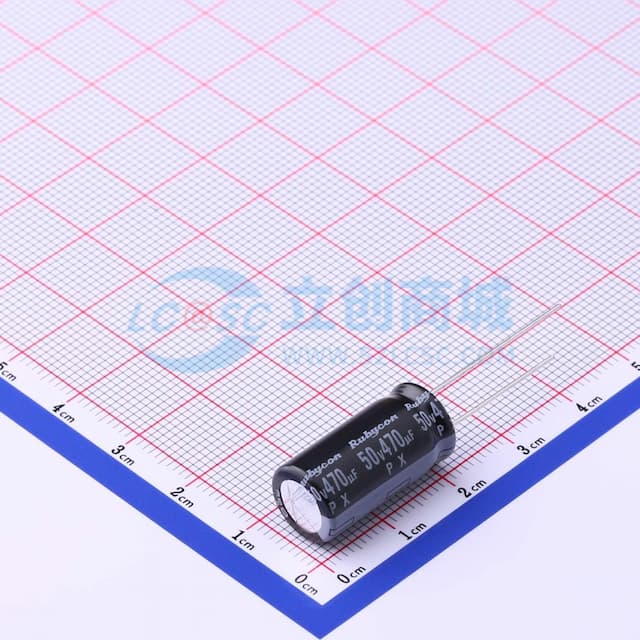 470uF ±20% 50V 【引线】实物图