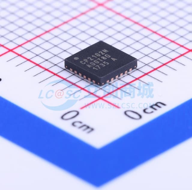 停产 CP2102N-A01-GQFN24实物图