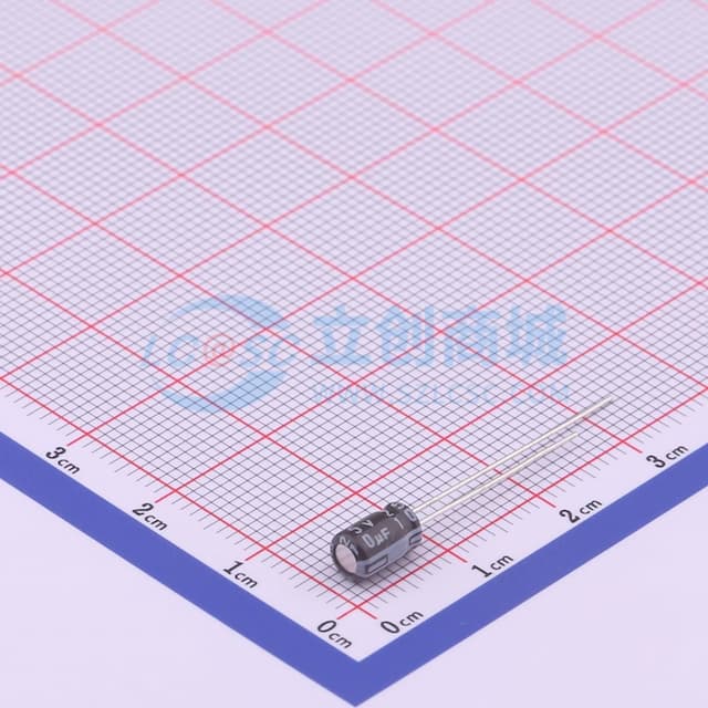 10uF ±20% 25V 停产 【引线】实物图
