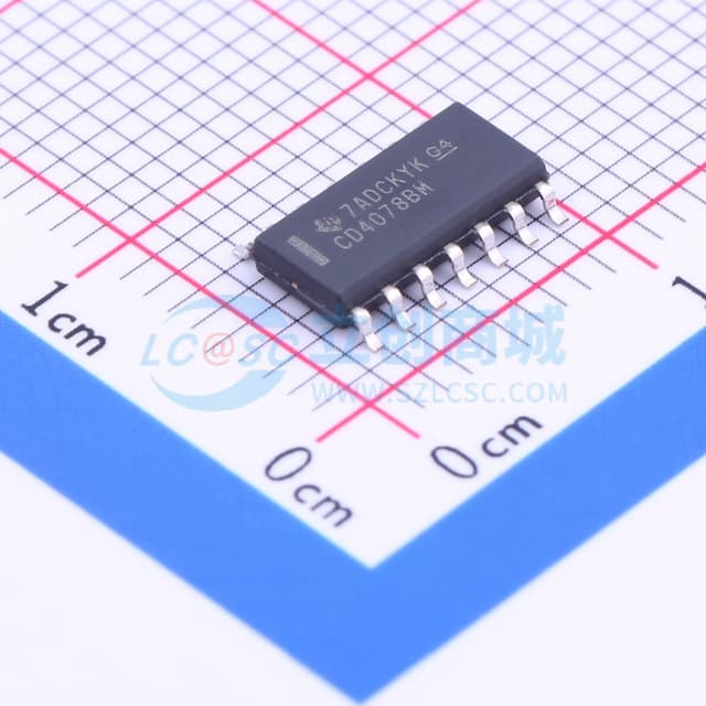 CMOS 八输入或非/或门实物图