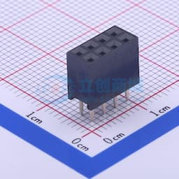 黑色 间距:2.54mm 2x4P 直插缩略图
