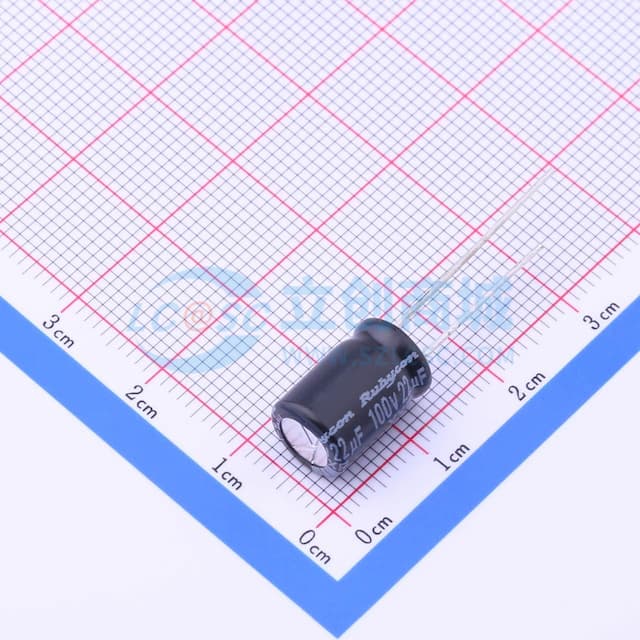 22uF ±20% 100V 停产 【插件】实物图