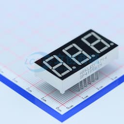 3位0.56英寸红色数码管 共阳极 【LE】缩略图
