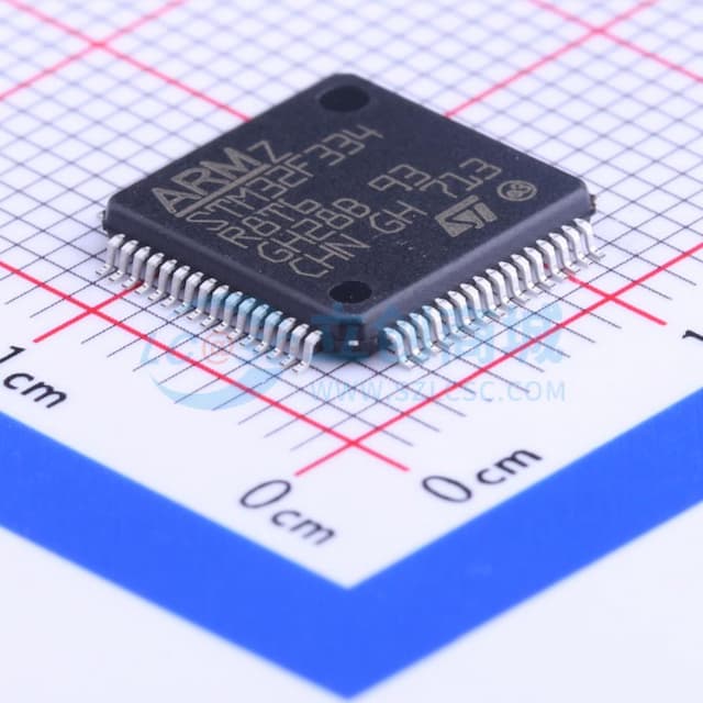 带DSP和FPU的主流混合信号ARM Cortex-M4 MCU，具有64 KB Flash、72 MHz CPU、CCM、5 Msps 12位ADC、比较器、运算放大器和高分辨率定时器实物图