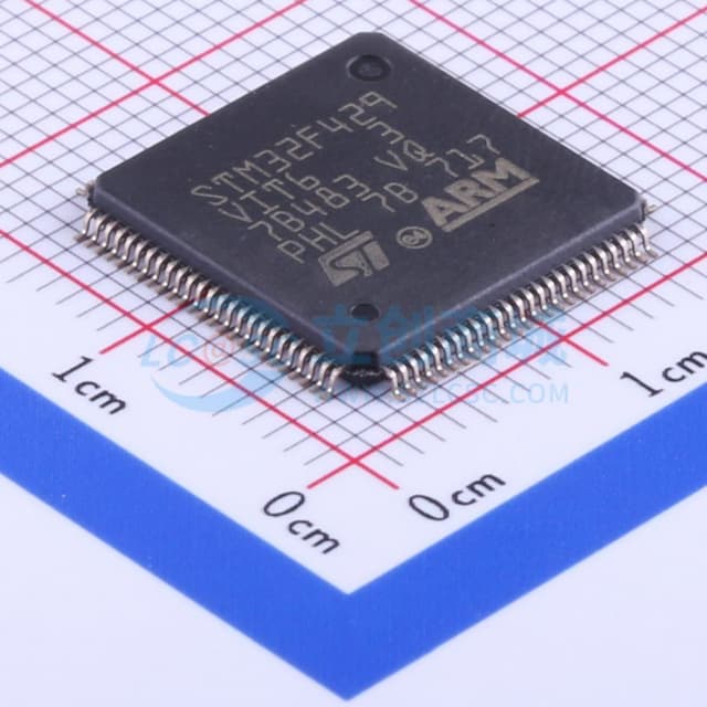 带DSP和FPU的高性能高级系列ARM Cortex-M4 MCU，具有2 MB Flash、180 MHz CPU、ART加速器、Chrom-ART加速器、FSMC和TFT实物图