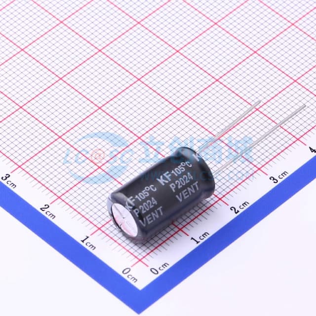 1000uF ±20% 25V 【引线】实物图