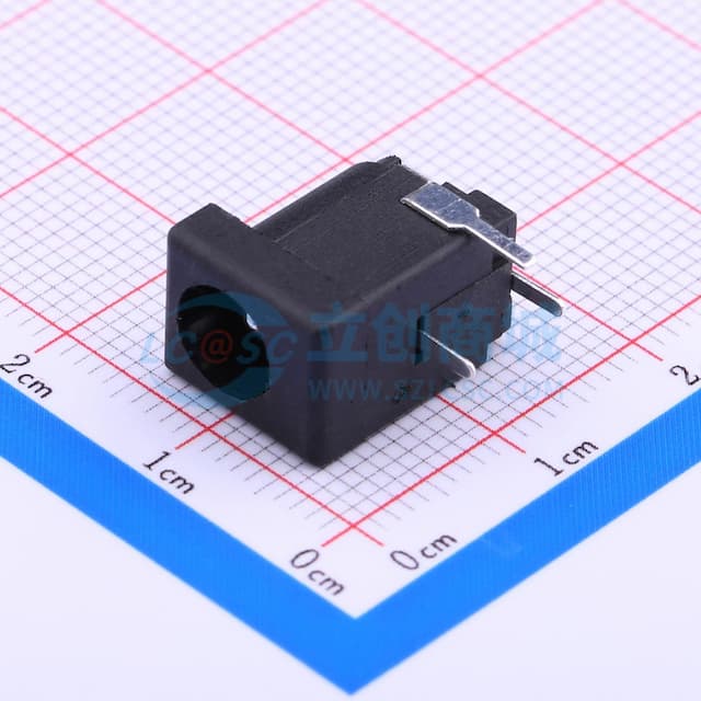 DC电源插座 内径:2mm 外径:6.4mm 【AC】实物图
