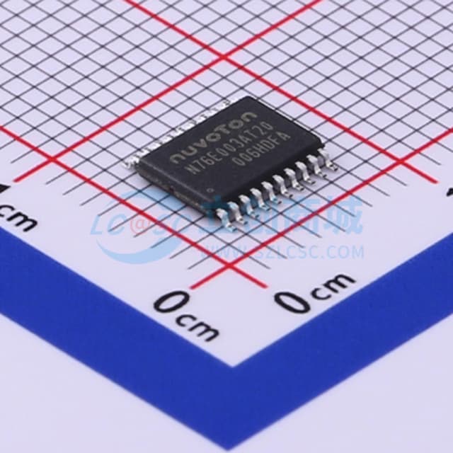 基于1T 8051的微控制器实物图