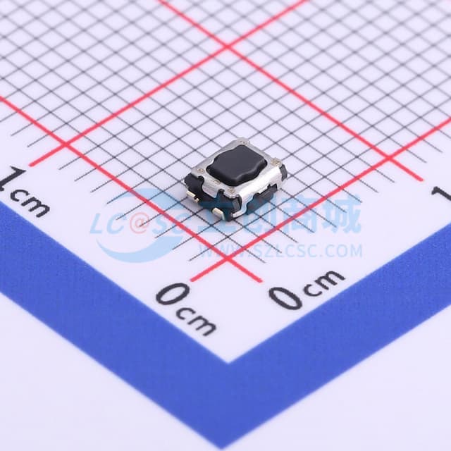 3.5*2.9*1.7mm 立贴 轻触开关实物图