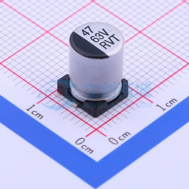 47uF ±20% 63V实物图