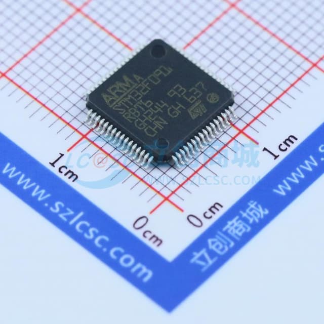 主流ARM Cortex-M0基本型系列MCU，具有128 KB Flash、48 MHz CPU、CAN和CEC功能实物图