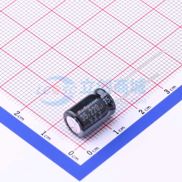220uF ±20% 35V 【插件】实物图