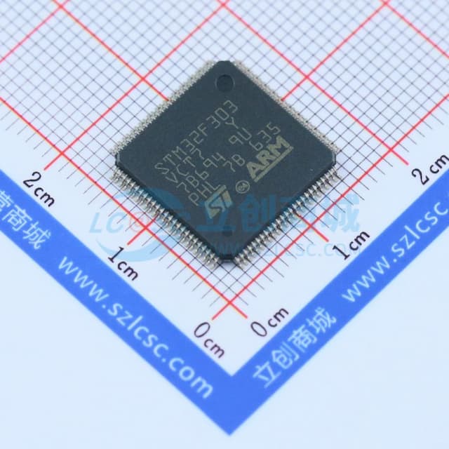 带DSP和FPU的主流混合信号ARM Cortex-M4 MCU，具有256 KB Flash、72 MHz CPU、MPU、CCM、5 Msps 12位ADC、PGA和比较器实物图
