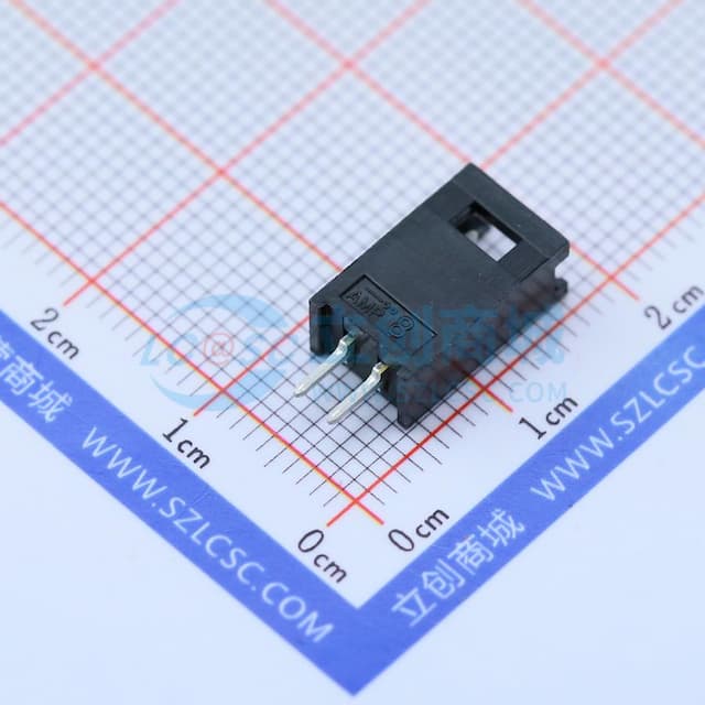 间距:2.54mm 1x2P 【插件】实物图