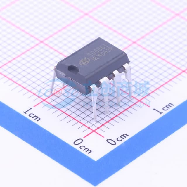 电流模式PWM+PFM控制器，适用于开关电源，具备低待机功耗和低启动电流【插件】实物图
