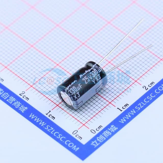 330uF ±20% 25V 【插件】实物图
