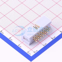 2.54mm 2x7P 排数:2 每排P数:7 【ID】缩略图