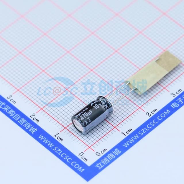 470uF ±20% 10V 【引线】实物图