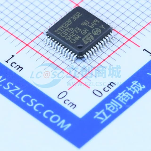 带DSP和FPU的主流混合信号ARM Cortex-M4 MCU，具有128 KB Flash、72 MHz CPU、MPU、CCM、5 MSPS 12位ADC、PGA和比较器实物图