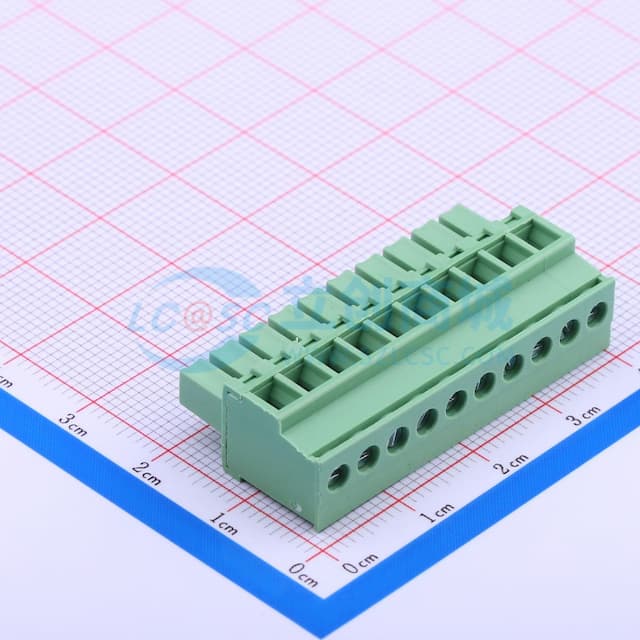 1x10P 3.81mm 排数:1 每排P数:10实物图