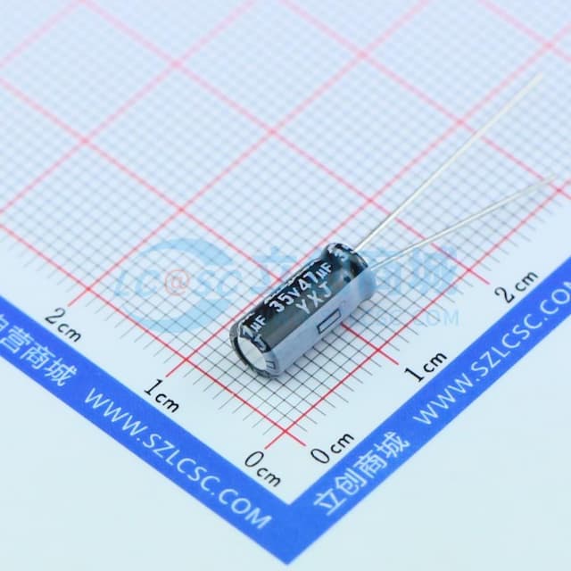 47uF ±20% 35V 【引线】实物图