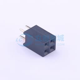 黑色 间距:2.54mm 2x2P 直插【排针】缩略图