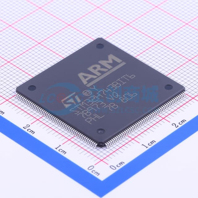 带DSP和DP-FPU的高性能ARM Cortex-M7 MCU，具有2 MB Flash、1 MB RAM、480 MHz CPU、一级缓存、外部存储器接口、JPEG编解码器和大量外设实物图