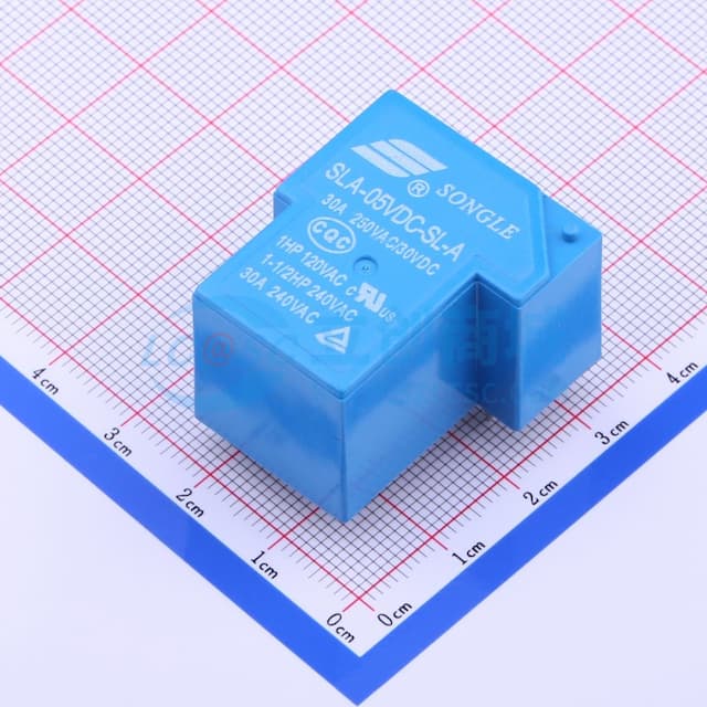 蓝色 SLA-5VDC-SL-A【继电】实物图