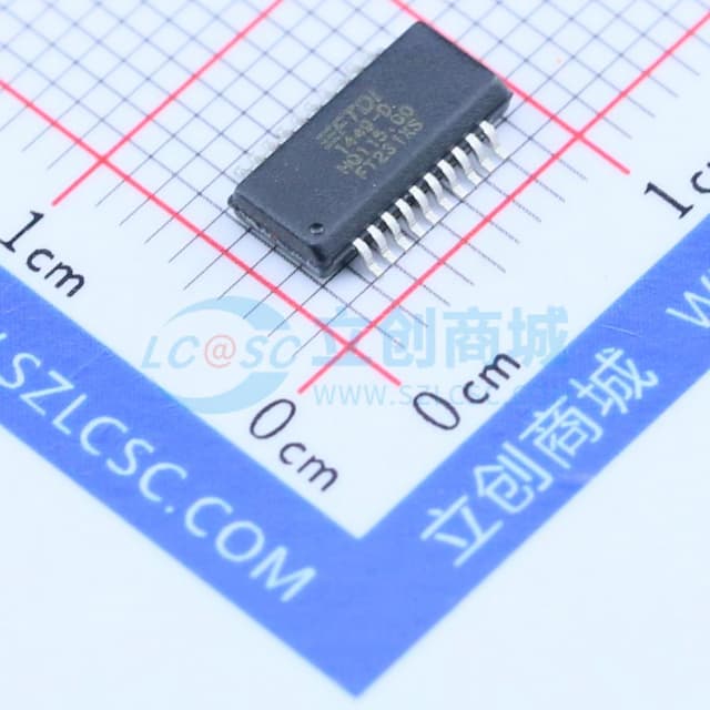 FT231X USB至全握手UART IC实物图