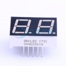 2位0.56英寸红色数码管 共阴极 【插件】缩略图