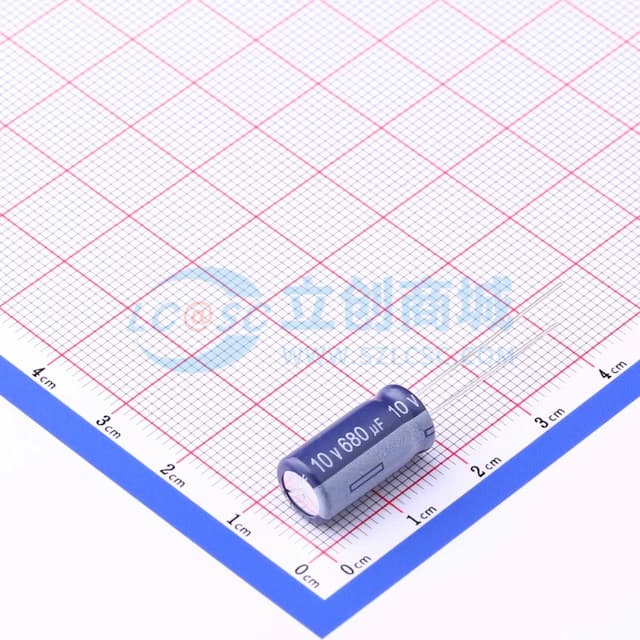 680uF ±20% 10V 【插件】实物图