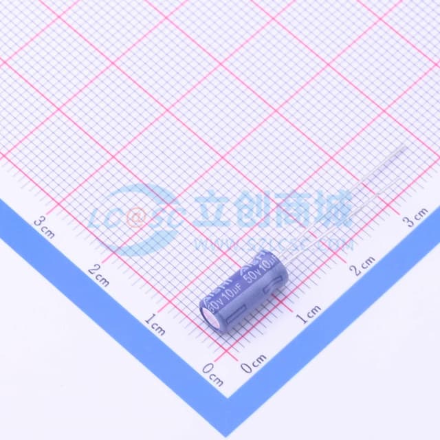 10uF ±20% 50V 【引线】实物图