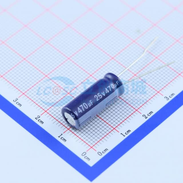 470uF ±20% 25V 【插件】实物图