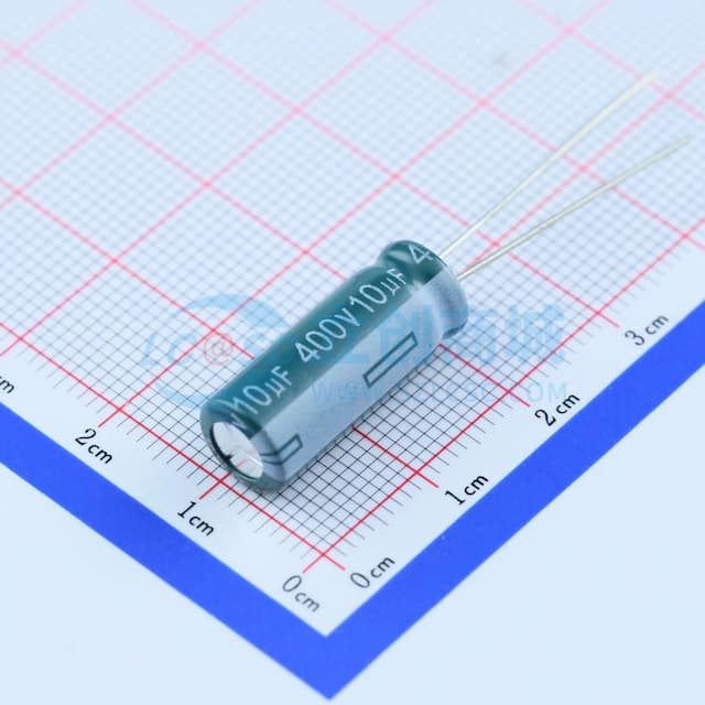 10uF ±20% 400V 【插件】实物图