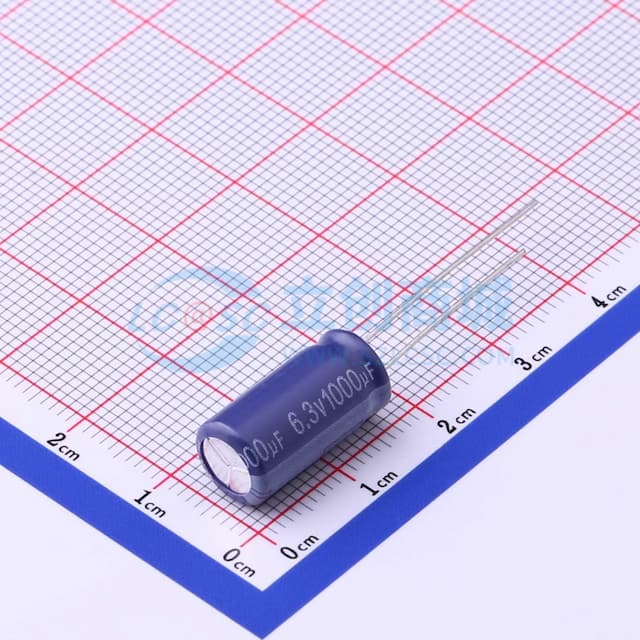 1000uF ±20% 6.3V 【插件】实物图