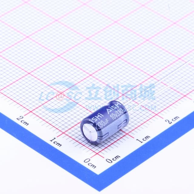 330uF ±20% 10V 【引线】实物图