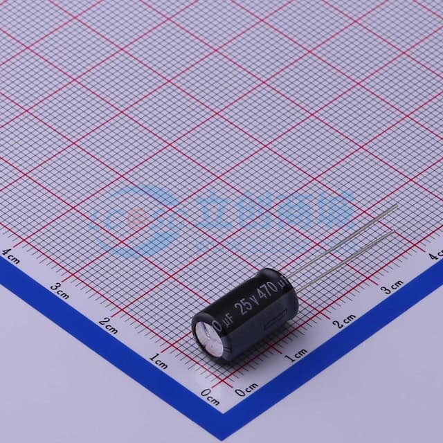 470uF ±20% 25V 【插件】实物图