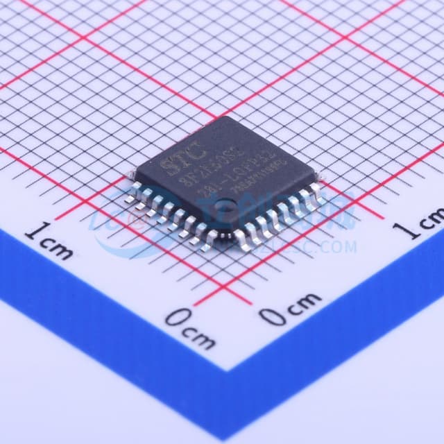 停产 STC8F2K60S2-28I-LQFP32实物图