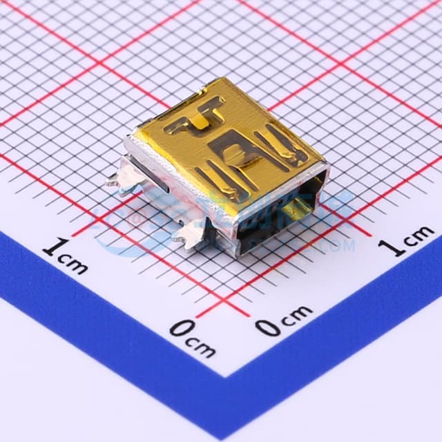 Mini-B 母 卧贴实物图