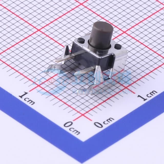 6*6*5.85mm 卧插 轻触开关 【轻触】实物图