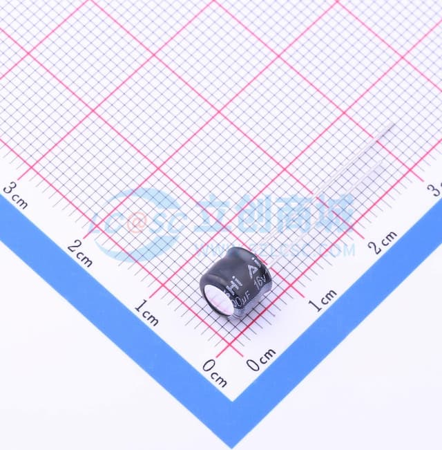 100uF ±20% 16V 【引线】实物图
