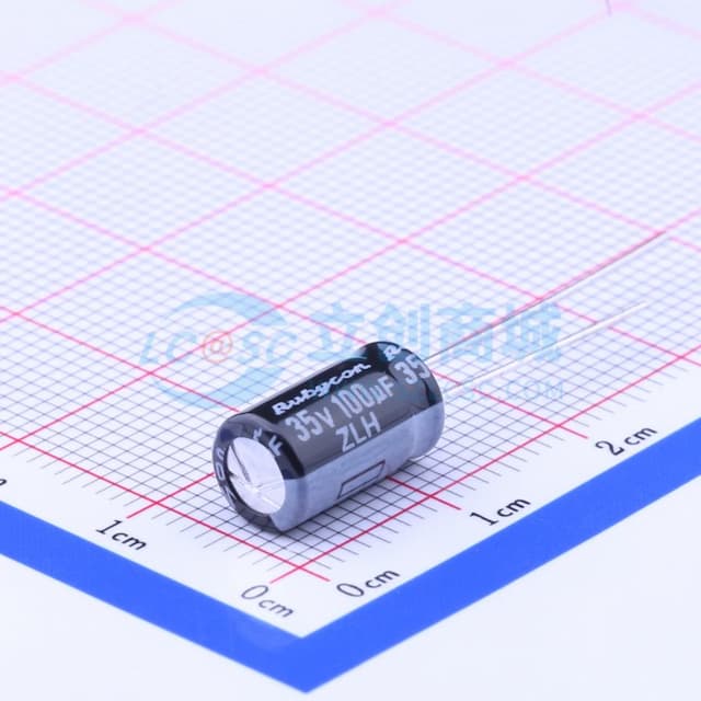 100uF ±20% 35V 【引线】实物图